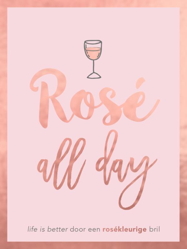 Omslag van Rosé all day - cadeauboek