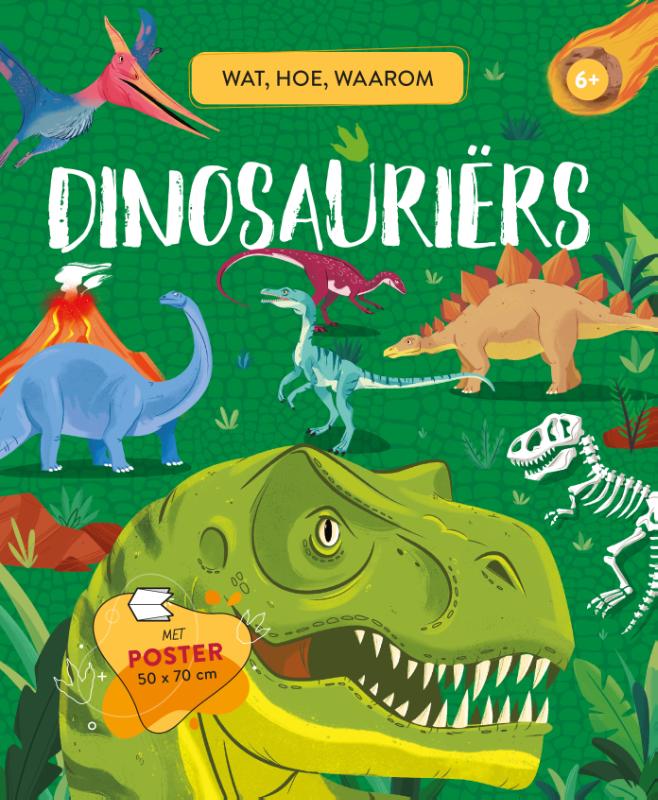 Omslag van Dinosauriërs - Wat, hoe, waarom