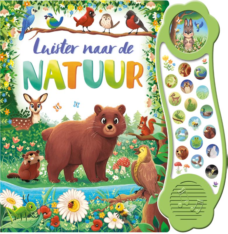 Omslag van Luister naar de natuur - Geluidboek