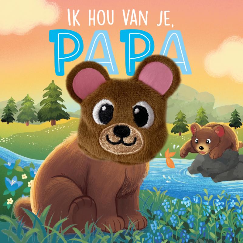 Omslag van Ik hou van je, papa - Vingerpopboek