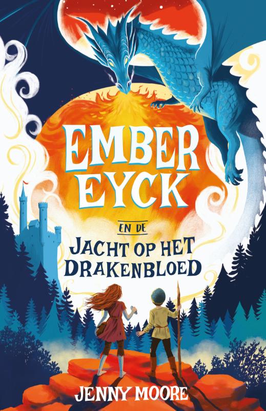 Omslag van Ember Eyck 1 – Ember Eyck en de jacht op het drakenbloed