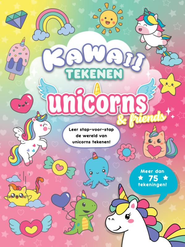 Omslag van Kawaii tekenen unicorns & friends