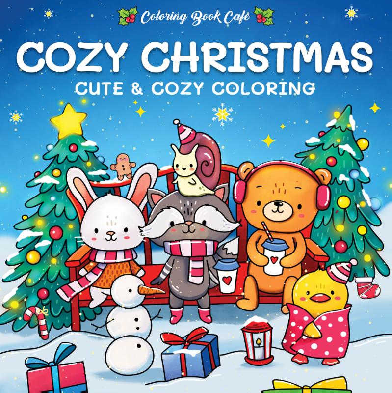 Omslag van Cozy Christmas-Cute & cozy coloring