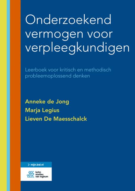 Omslag van Onderzoekend vermogen voor verpleegkundigen