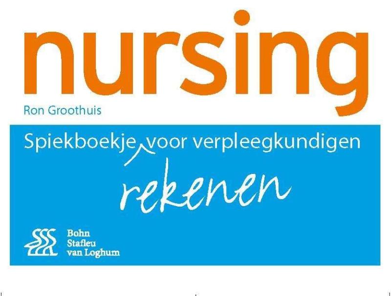 Omslag van Spiekboekje rekenen voor verpleegkundigen 10ex