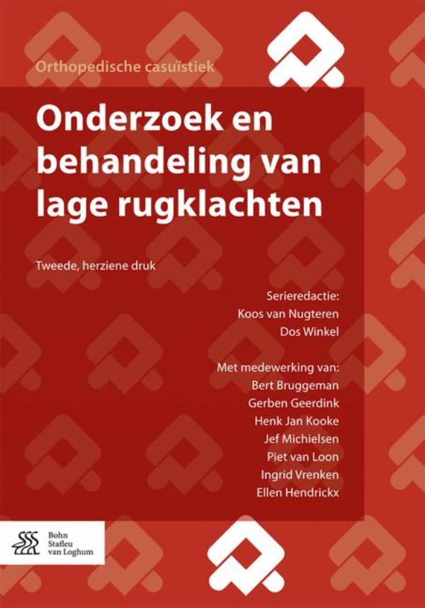 Omslag van Onderzoek en behandeling van lage rugklachten