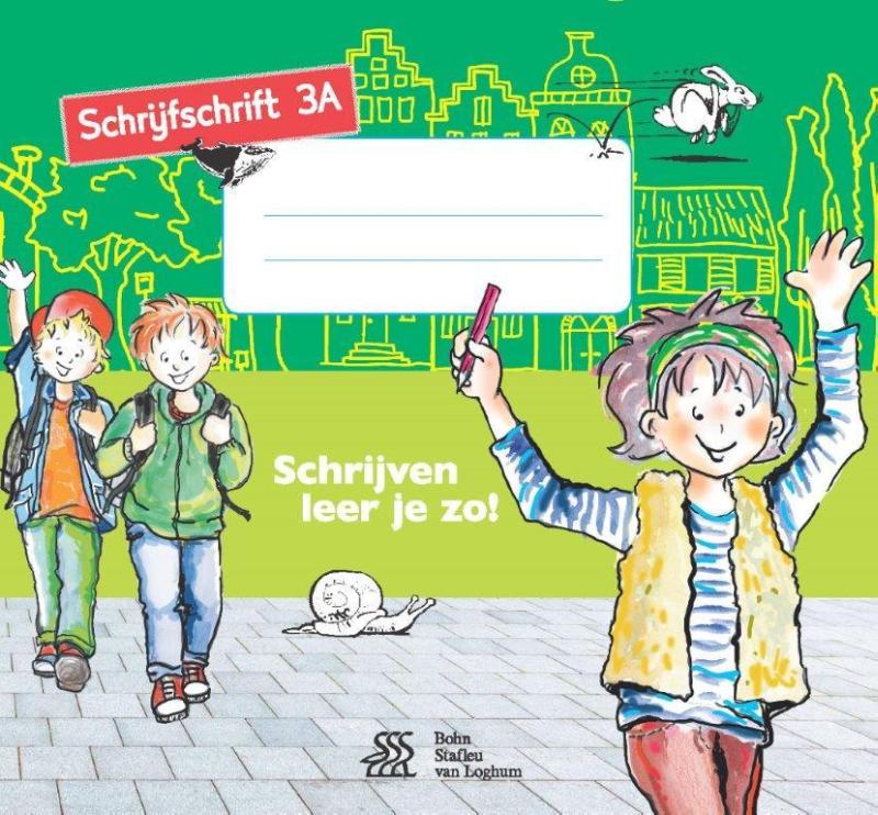 Omslag van Schrijven leer je zo! - Schrijfschrift 3A - set van 5 stuks