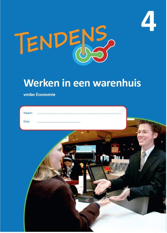 Omslag van 4 Werken in een warenhuis; Vmbo economie