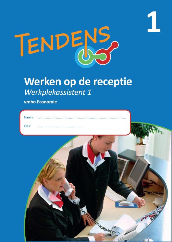 Omslag van 1 Werken op de receptie Werkplekassistent 1; Vmbo economie