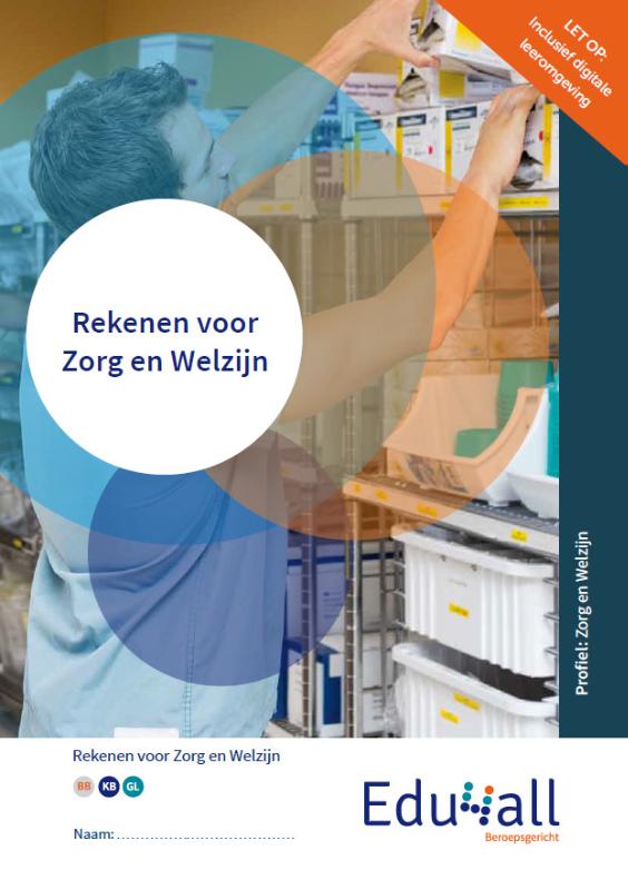 Omslag van Rekenen voor Zorg en Welzijn | combipakket