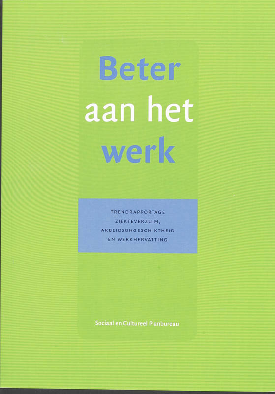 Omslag van Beter aan het werk