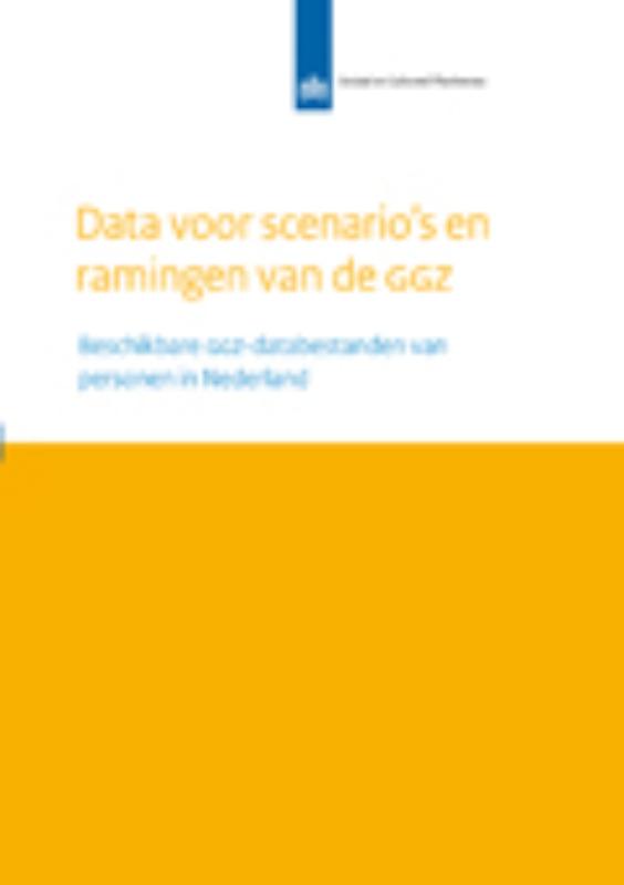 Omslag van Data voor scenario's en ramingen van de GGZ
