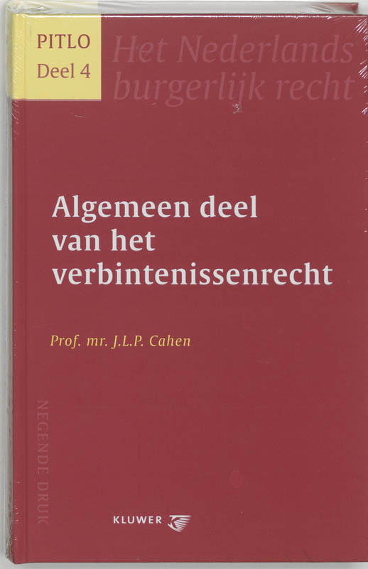 Omslag van 4 Algemeen deel van het verbintenissenrecht