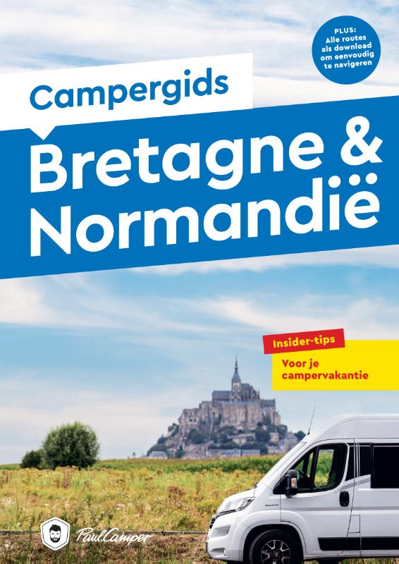 Omslag van Campergids Bretagne & Normandië