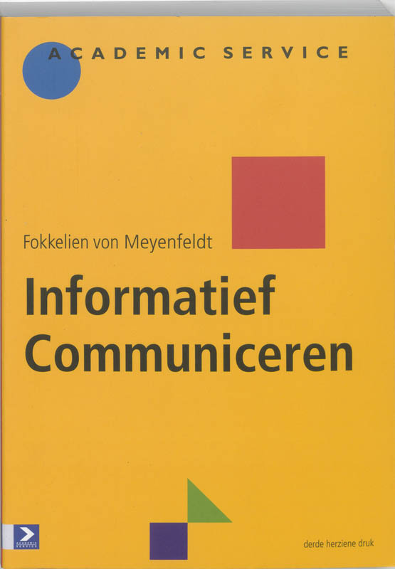 Omslag van Informatief communiceren