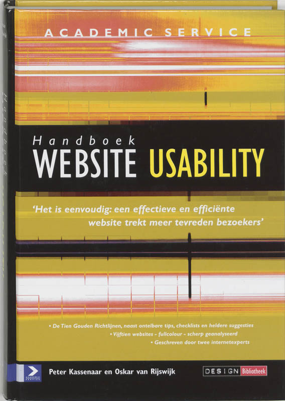 Omslag van Handboek Website Usability