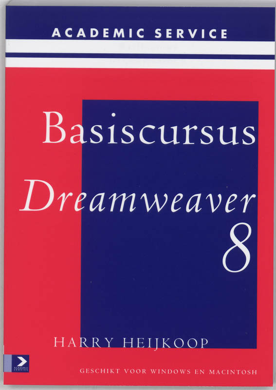 Omslag van Basiscursus Dreamweaver 8