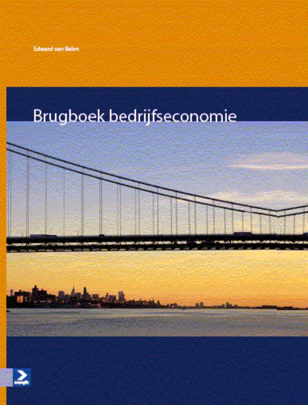 Omslag van Brugboek bedrijfseconomie