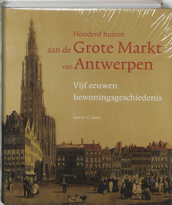 Omslag van Honderd huizen aan de Grote Markt van Antwerpen