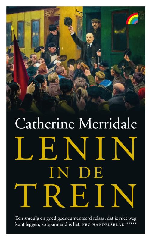Omslag van Lenin in de trein