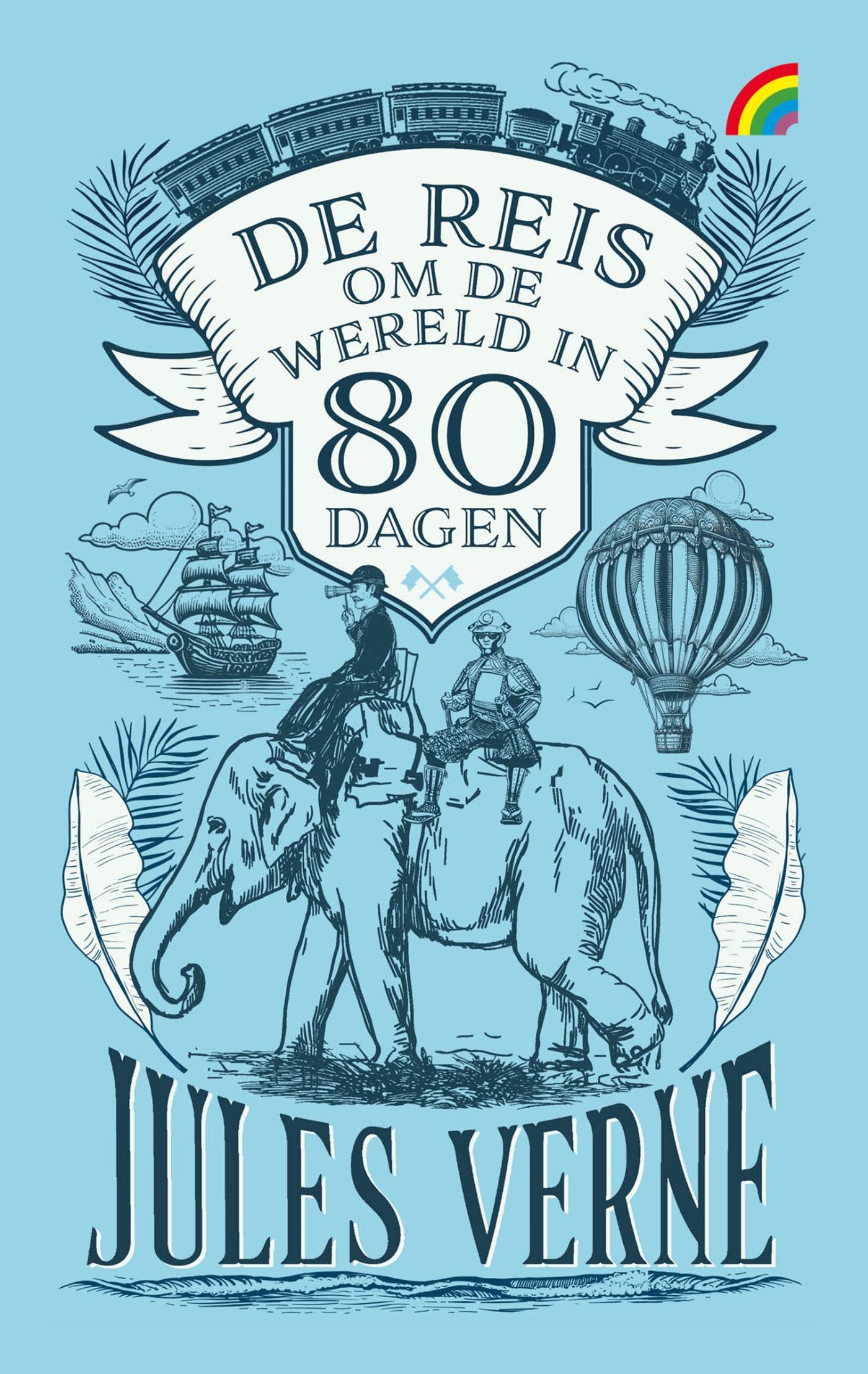 Omslag van De reis om de wereld in 80 dagen