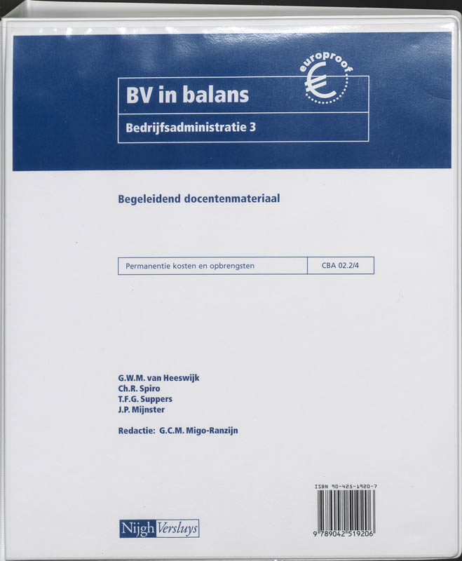 Omslag van Docentenmateriaal