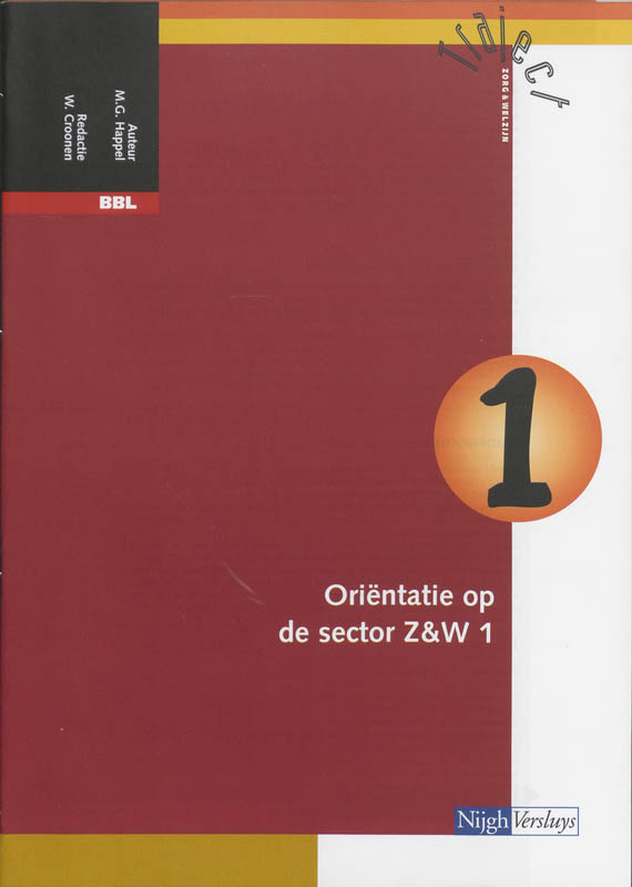 Omslag van Katern 1 orientatie op de sector Z&W 1