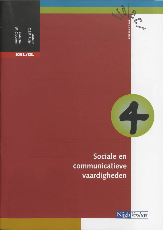 Omslag van Katern 4 sociale en communicatieve vaardigheden