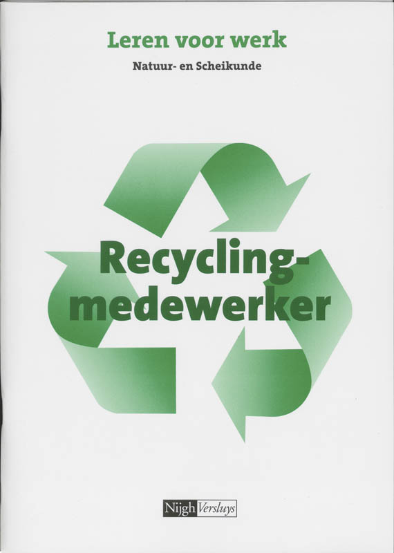 Omslag van Recyclingmedewerker