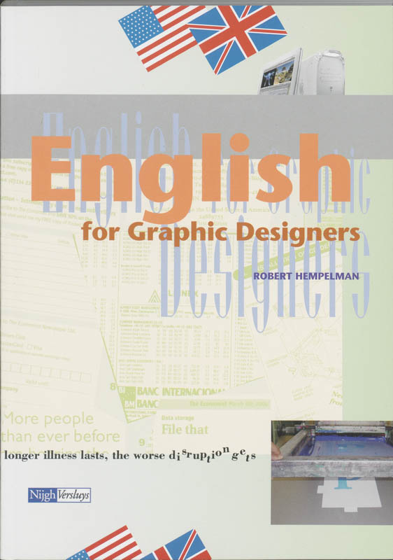 Omslag van English for graphic designers