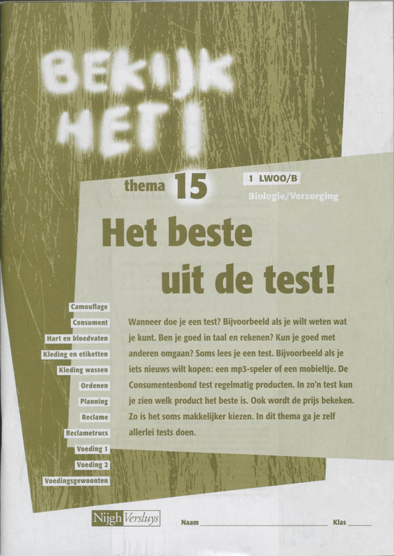 Omslag van Werkboek