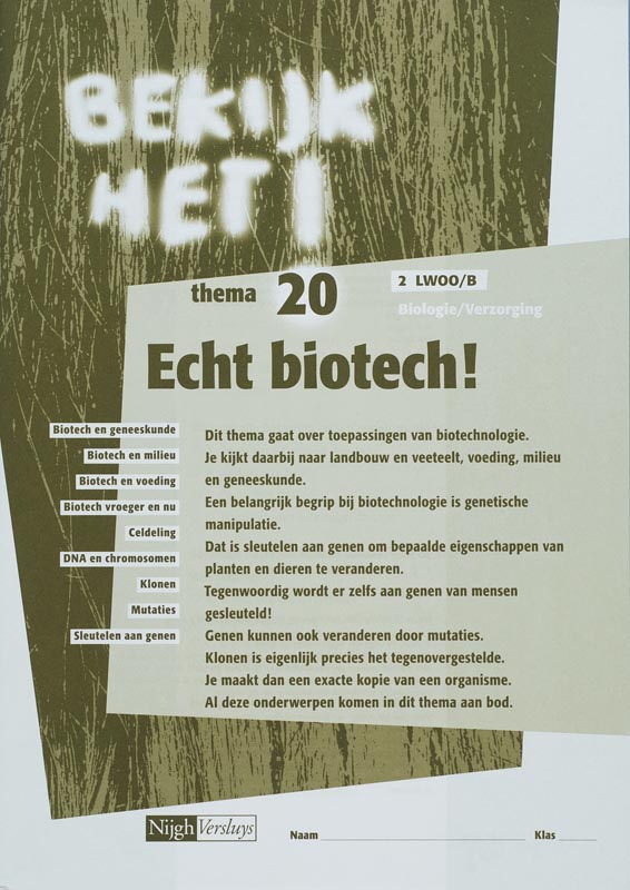 Omslag van Werkboek 20