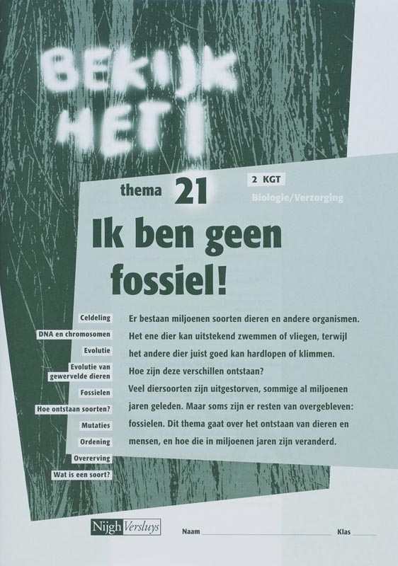 Omslag van Werkboek 21