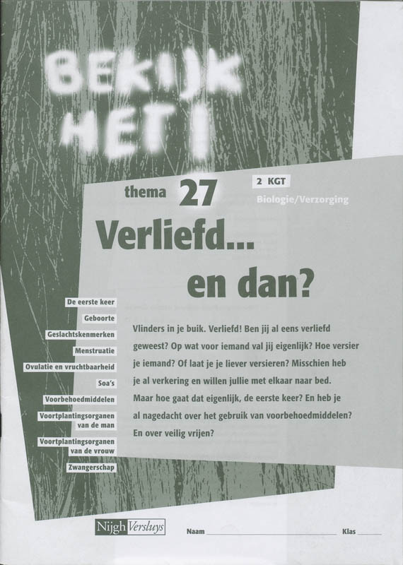 Omslag van Werkboek 27