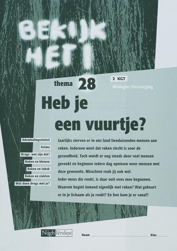 Omslag van Werkboek 28