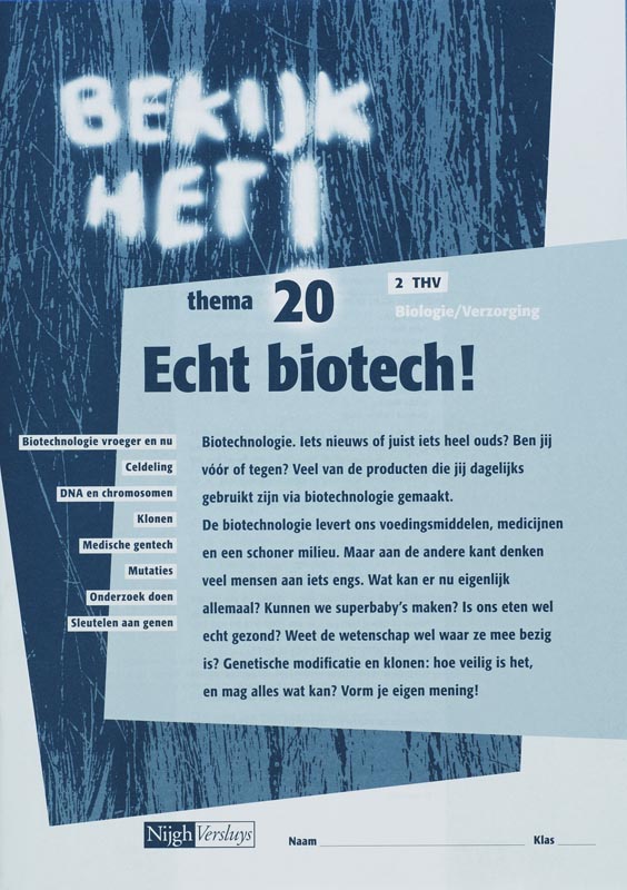 Omslag van Werkboek 20
