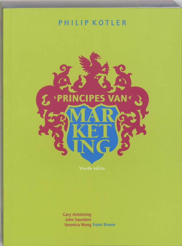 Omslag van Principes van Marketing