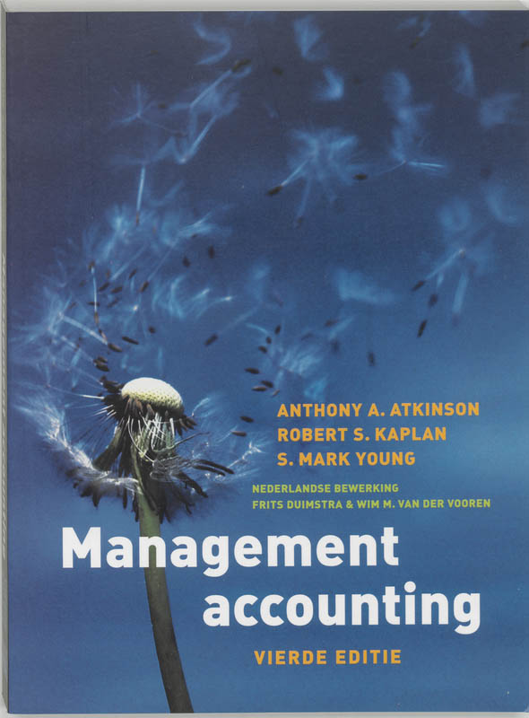 Omslag van Management accounting