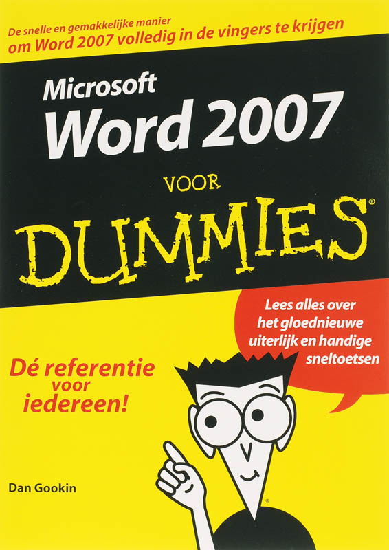 Omslag van Word 2007 voor Dummies