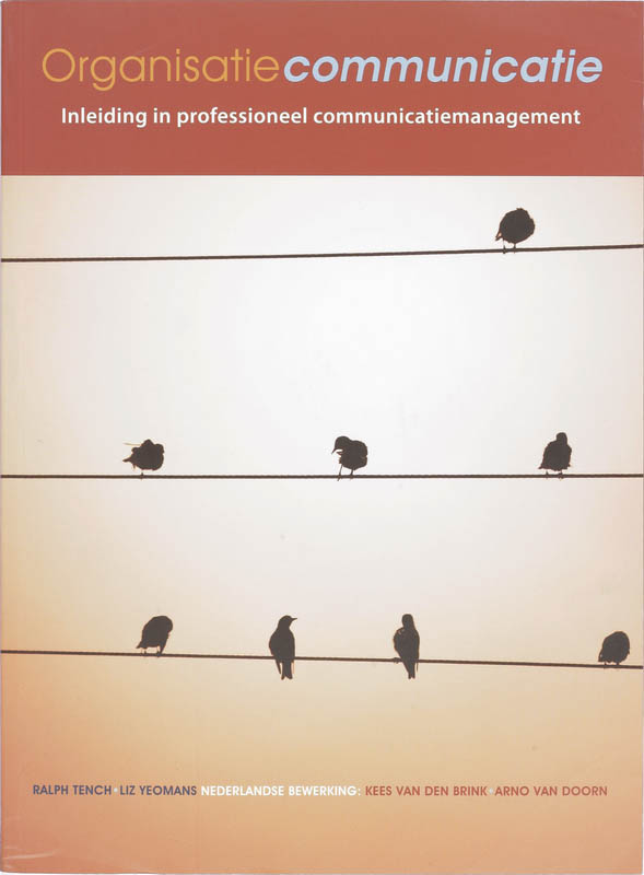 Omslag van Organisatiecommunicatie