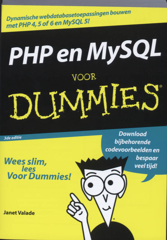 Omslag van PHP en MySQL voor Dummies