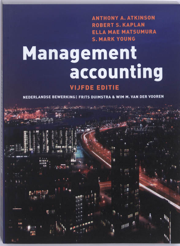 Omslag van Management accounting