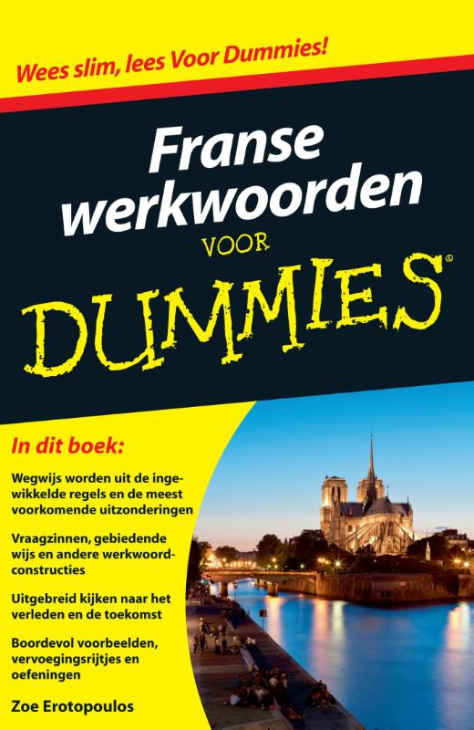 Omslag van Franse werkwoorden voor Dummies, pocketeditie