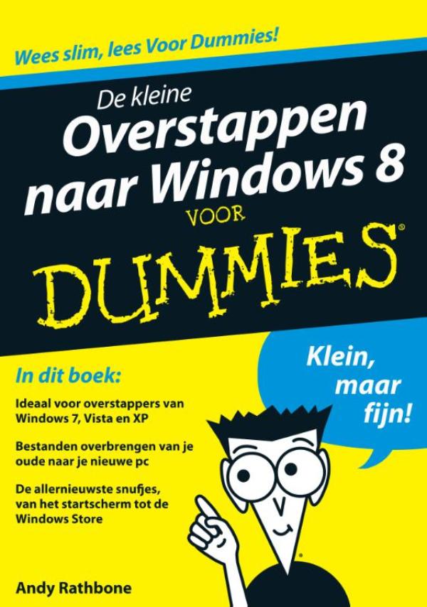 Omslag van De kleine overstappen naar Windows 8 voor dummies