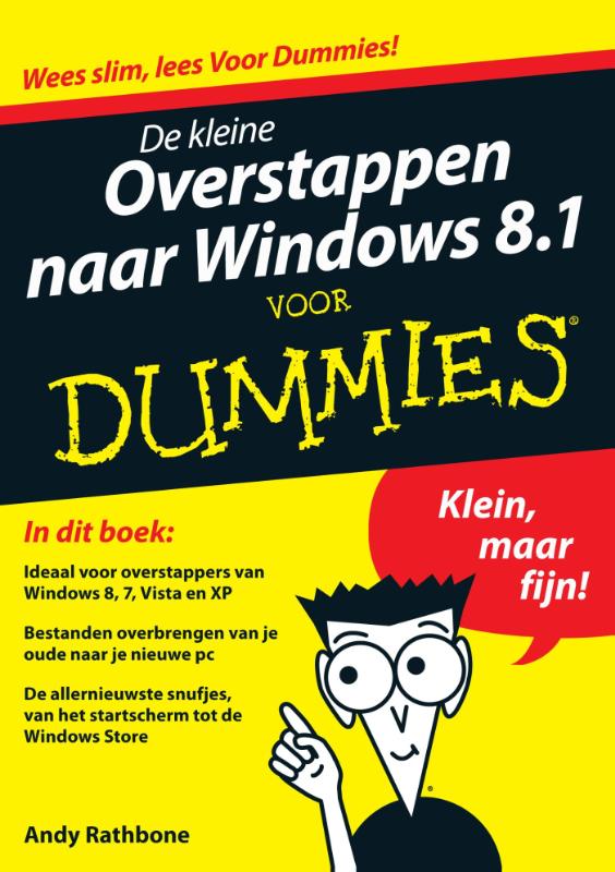 Omslag van De kleine overstappen naar Windows 8.1 voor Dummies