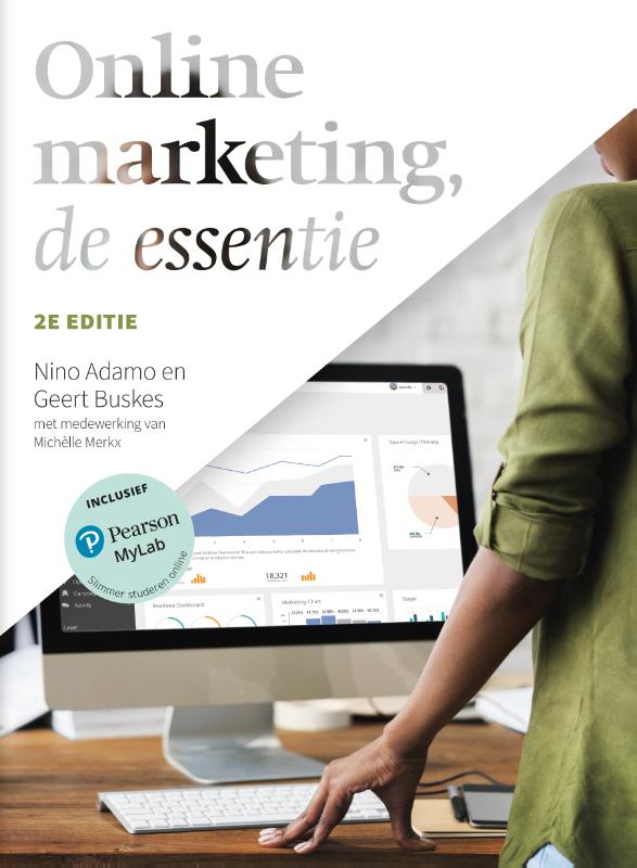 Omslag van Online marketing, de essentie, 2e editie met MyLab NL