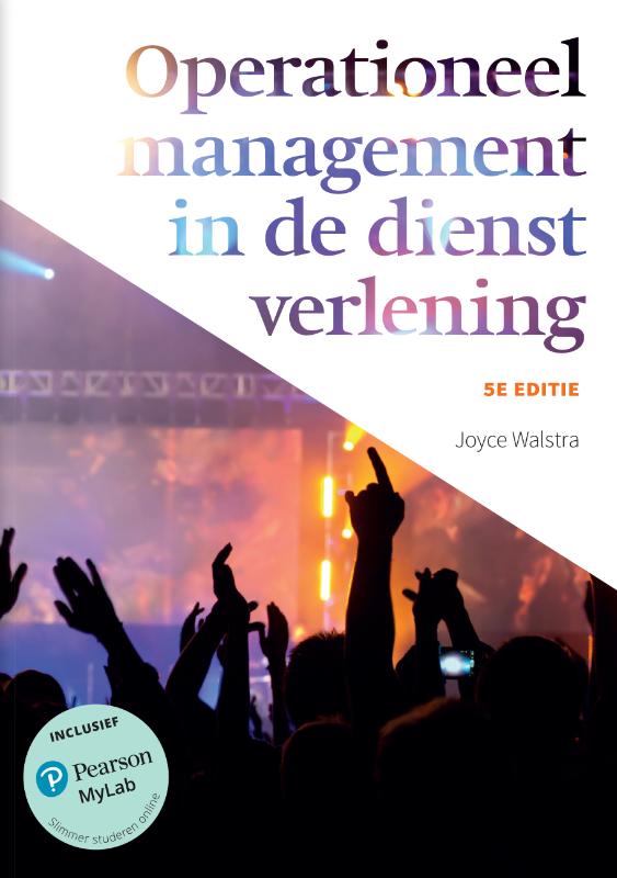 Omslag van Operationeel management in de dienstverlening, 5e editie met MyLab NL
