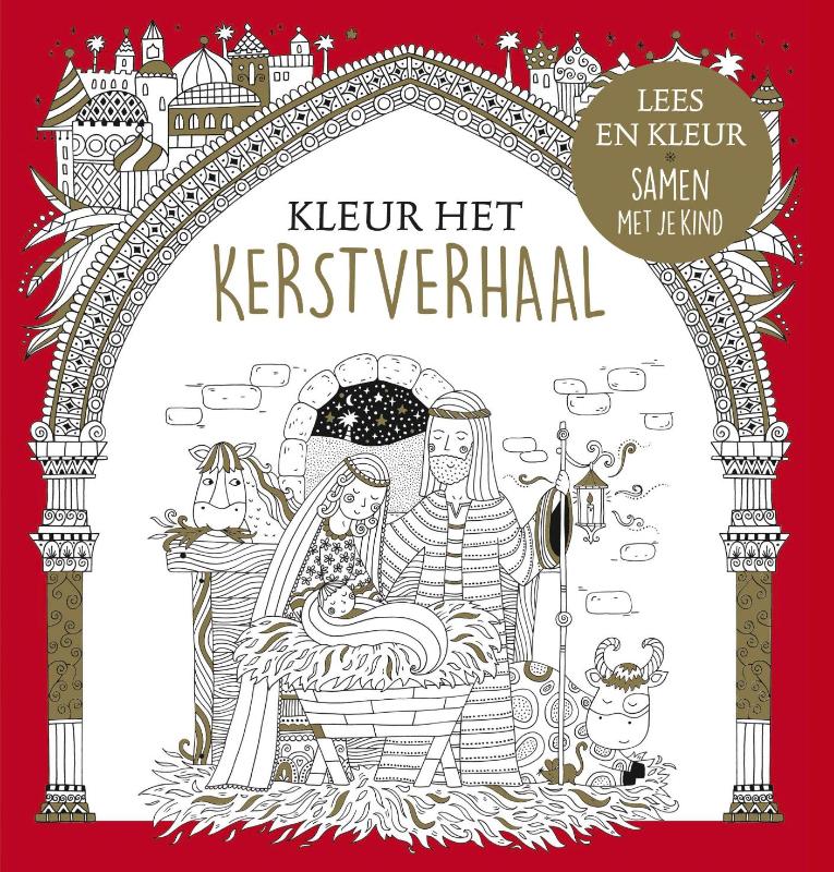 Omslag van Kleur het kerstverhaal