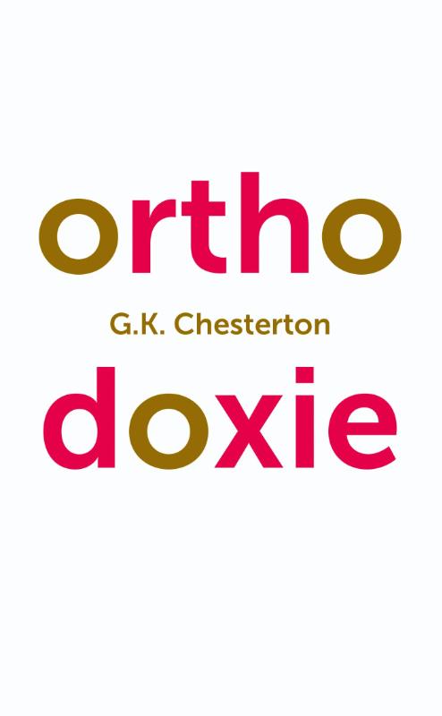 Omslag van Orthodoxie