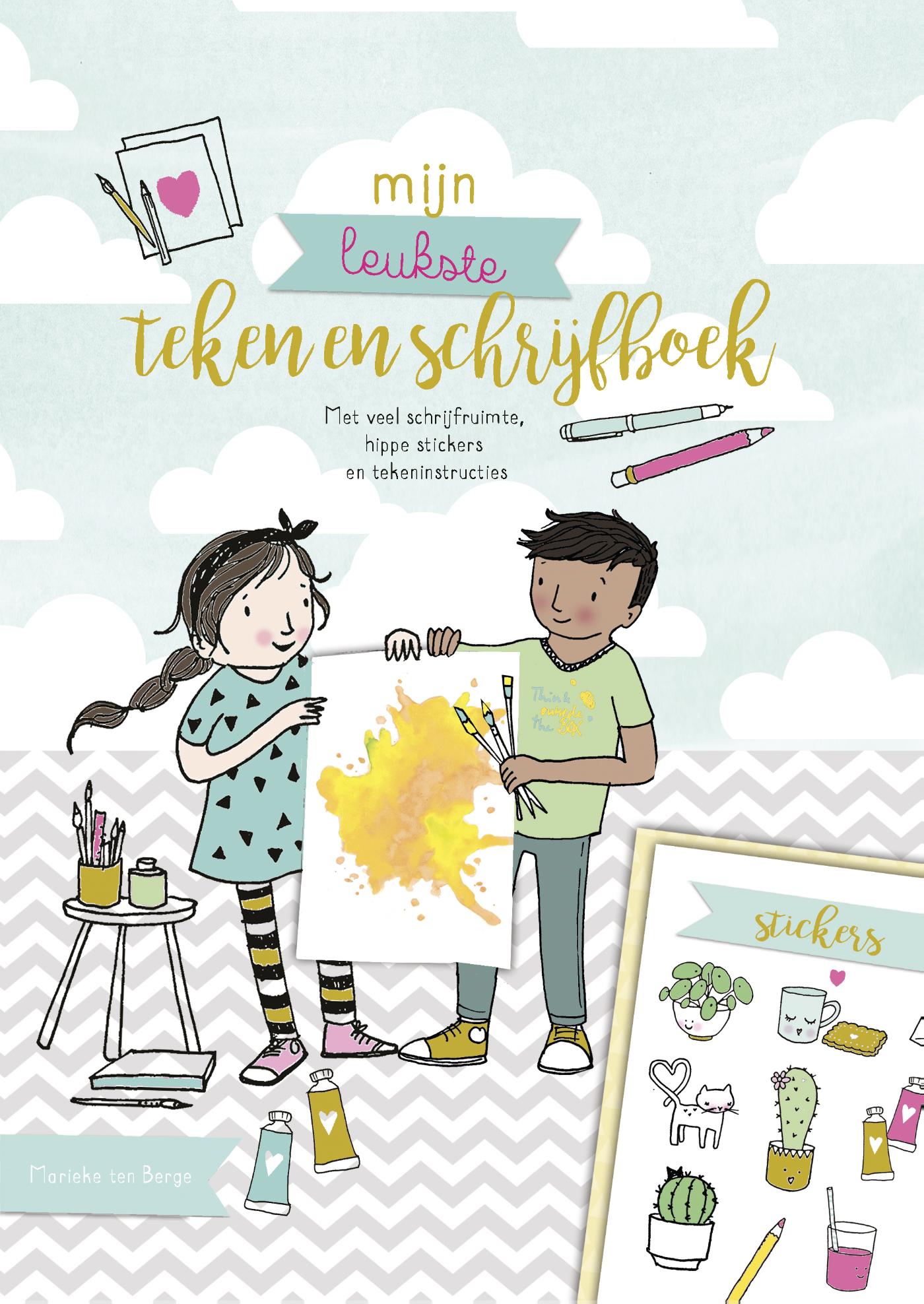 Omslag van Mijn leukste teken- en schrijfboek